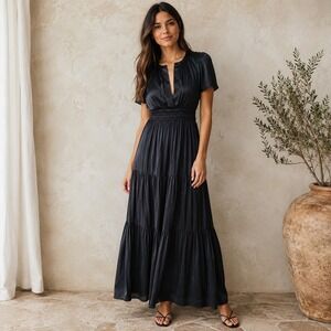 off shoulder lace maxi dress Lace Off-Shoulder Maxi Dress